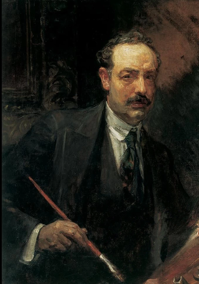 José Garnelo y Alda - Autoritratto